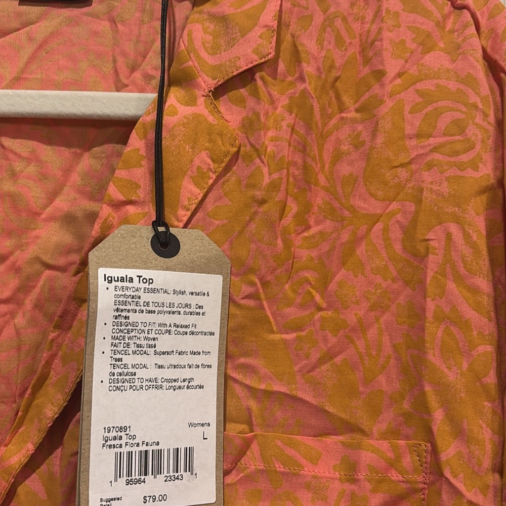 NWT Prana Iguala Top. Size Large - Picture 2 of 3